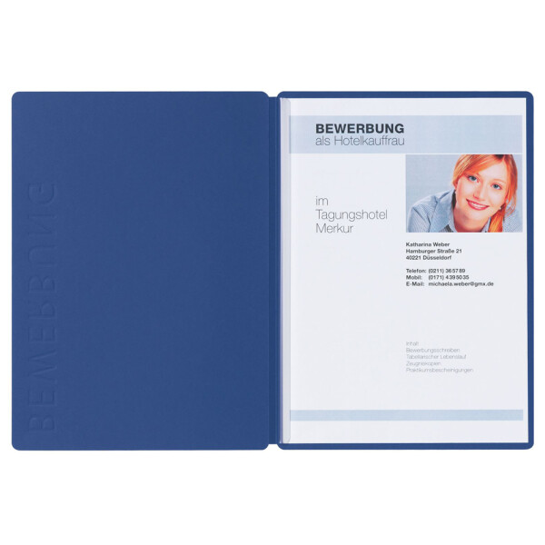 PAGNA Bewerbungsmappe "Solo", DIN A4, aus Karton, beige