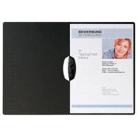 PAGNA Bewerbungsmappe "Swing", DIN A4, aus Karton, blau