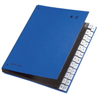 PAGNA Pultordner Color, DIN A4, A - Z, 24 Fächer, blau