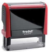 trodat Textstempelautomat Printy 4915 4.0, 7-zeilig, rot