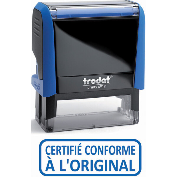 trodat Textstempelautomat X-Print 4912 "CERTIFIE CONFORME A