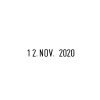 COLOP Datumstempel 05000, Monate in Buchstaben