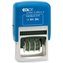 COLOP Datumstempel Printer S260 L1 "EINGANG", blau