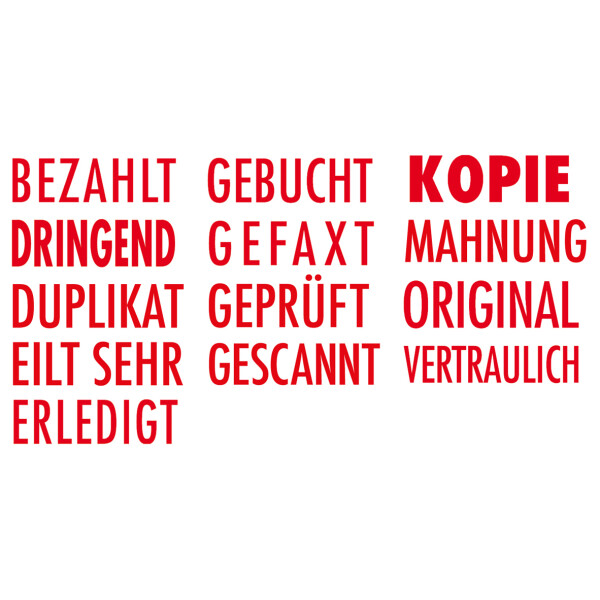 COLOP Textstempel Printer 20 L "DRINGEND", mit Textplatte