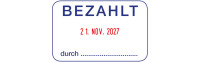 COLOP Datumstempel Classic 2660 L "BEZAHLT"