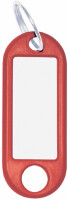 WEDO Schlüsselanhänger mit Ring, Durchmesser: 18 mm, rot