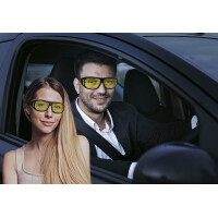 WEDO Überzieh-Nachtsichtbrille für Autofahrer mit Brille