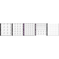 PAGNA Münzalbum, 4-Ring-Mechanik, schwarz