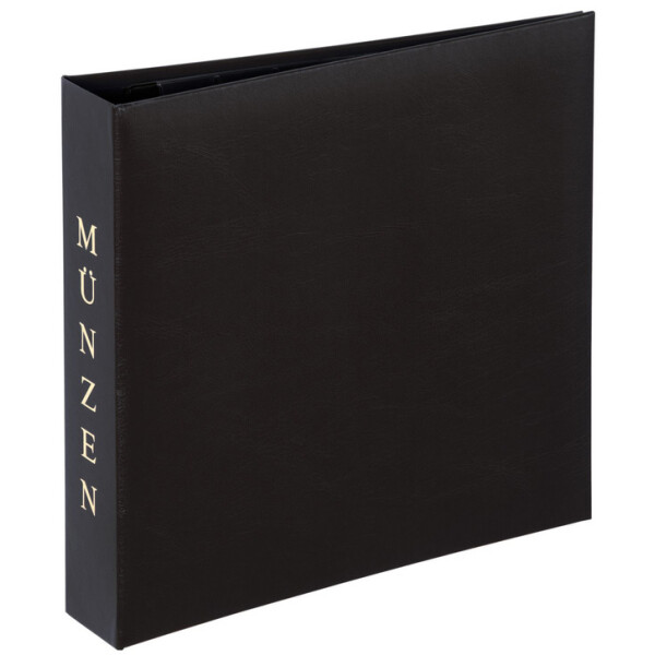 PAGNA Münzalbum, 4-Ring-Mechanik, blau