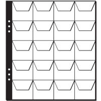 PAGNA Münzhüllen, 30 Fächer à 35 x...