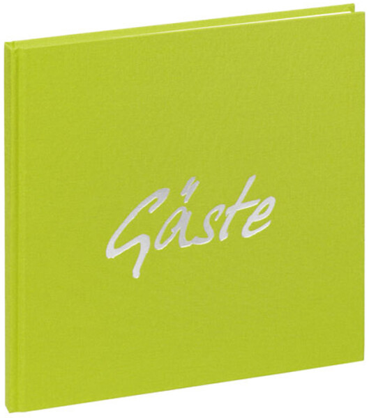 PAGNA Gästebuch "Trend", lindgrün, 180 Seiten