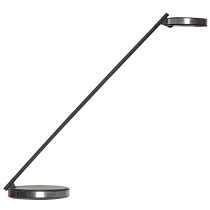 UNiLUX LED Energiespar-Tischleuchte DISC, metallgrau schwarz