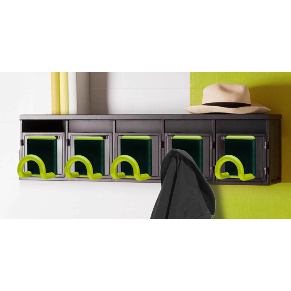 UNiLUX Garderobenhaken "FIL Magnetisch", 1 Haken, grau