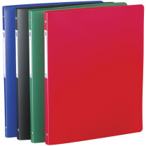 ELBA Ringbuch Standard, 4 Ring-Reißmechanik, rot