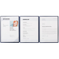 PAGNA Bewerbungsmappe "SHIFT", DIN A4, dunkelblau