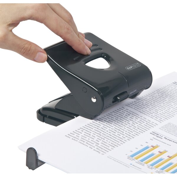RAPESCO Locher 827, Stanzleistung: 30 Blatt, schwarz
