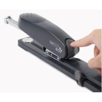 RAPESCO Langarm-Heftgerät ECO, schwarz, mit...