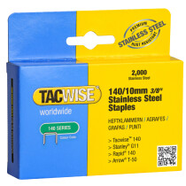 TACWISE Heftklammern 140 10 mm, Edelstahl, 2.000 Stück