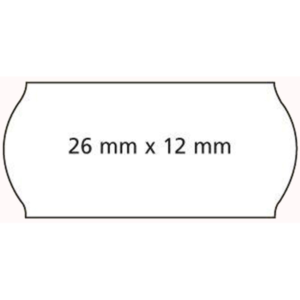 APLI Etiketten für Preisauszeichner, 26 x 16 mm, weiß