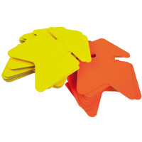 APLI Signal-Etiketten "Stern", gelb orange, 240 x 320 mm