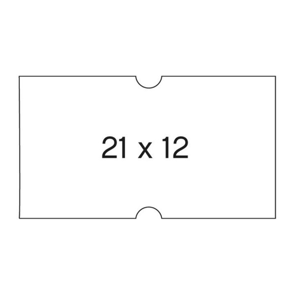 APLI Etiketten f&uuml;r Preisauszeichner, 16 x 18 mm, wei&szlig;