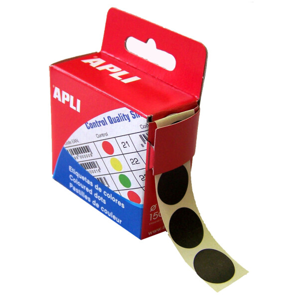 APLI Markierungspunkte, Durchmesser: 15 mm, schwarz