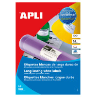 APLI Wetterfeste Folien-Etiketten, 210 x 148,5 mm,...