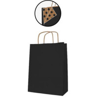 APLI Papiertragetasche - aus Kraftpapier, mittel, rot