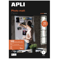 APLI Foto-Papier, DIN A4, 120 g qm, matt