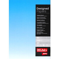 agipa Design-Papier, DIN A4, 80 g qm, Farbverlauf blau