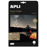 APLI Foto-Papier bright, DIN A4, 200 g qm, hochglänzend