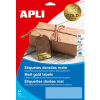 APLI Folien-Etiketten, 63,5 x 29,6 mm, gold
