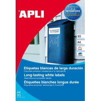 APLI Wetterfeste Folien-Etiketten, 99,1 x 67,7 mm,...