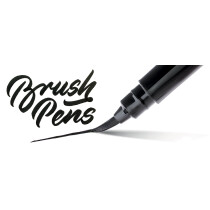 PentelArts Brush Pen Pinselstift, Gehäuse: schwarz