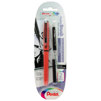PentelArts Brush Pen Pinselstift, Gehäuse schwarz