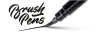 PentelArts Brush Pen Pinselstift, Gehäuse schwarz