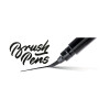 PentelArts Brush Pen Pinselstift, Gehäuse: orange