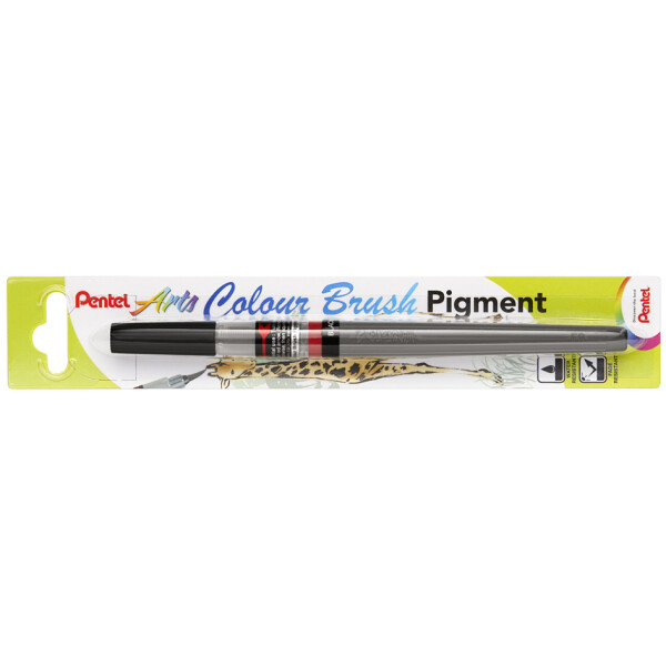 PentelArts Colour Brush Pigment Aquarellpinselstift, grau