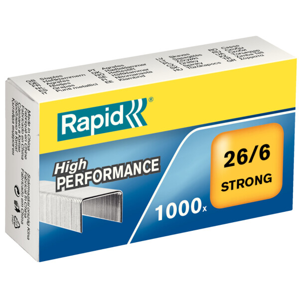 Rapid Heftklammern Strong 65 6, galvanisiert
