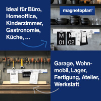 magnetoplan magnetowand-Leiste, mit 6 Magneten