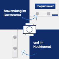 magnetoplan magnetowand-Leiste, mit 6 Magneten