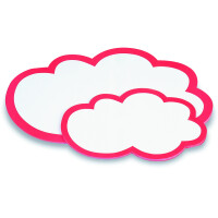 magnetoplan Moderationskarten Wolken, 430 x 265 mm