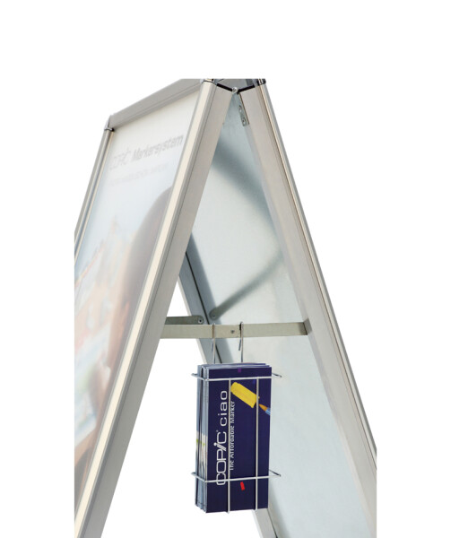 magnetoplan Topschild für Plakatständer SP A1, weiß