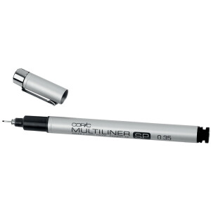 COPIC Fineliner MULTILINER SP, 0,03 mm, schwarz