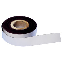 magnetoplan Magnetband, PVC, weiß, 30 mm x 30 m