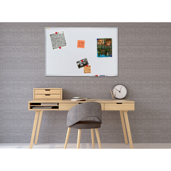 FRANKEN Weißwandtafel X-tra!Line, lackiert, 900 x 600 mm