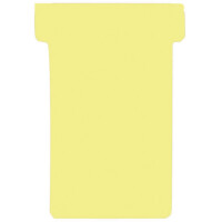 FRANKEN T-Karten, Größe 2 48 x 84 mm, gelb