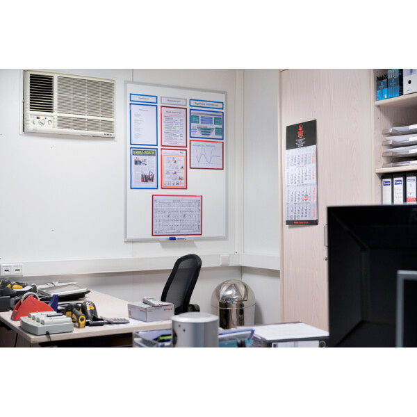 FRANKEN Weißwandtafel ECO, lackiert, 1.800 x 900 mm