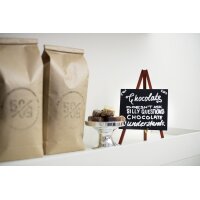 Securit Tisch-Kreidetafel MINI mit Staffelei, schwarz