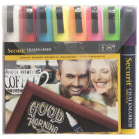 Securit Kreidemarker ORIGINAL MEDIUM, 8er Etui, weiß